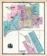Eau Claire, Medford, Wisconsin State Atlas 1878